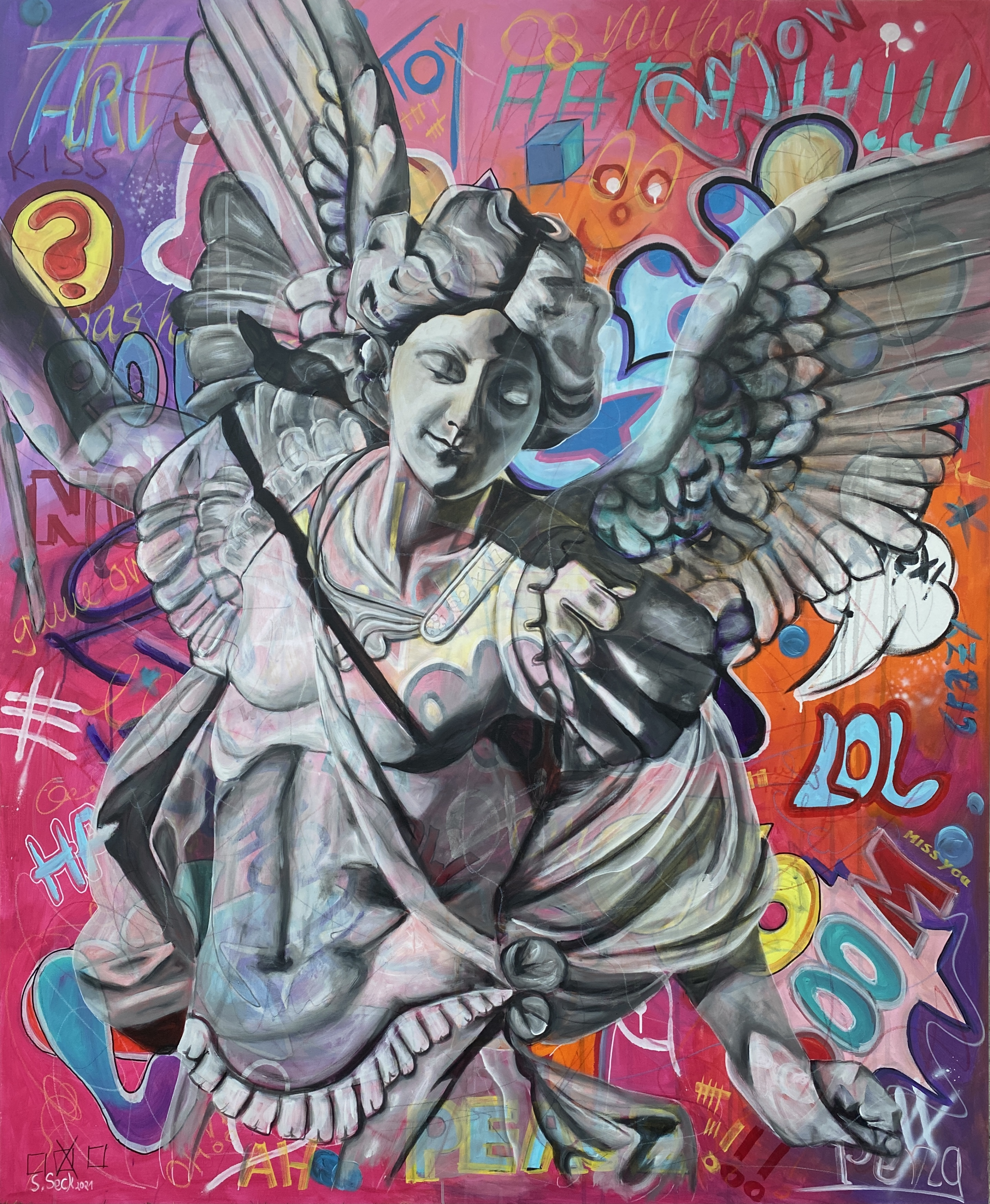 divine angel - 170 cm x 140 cm