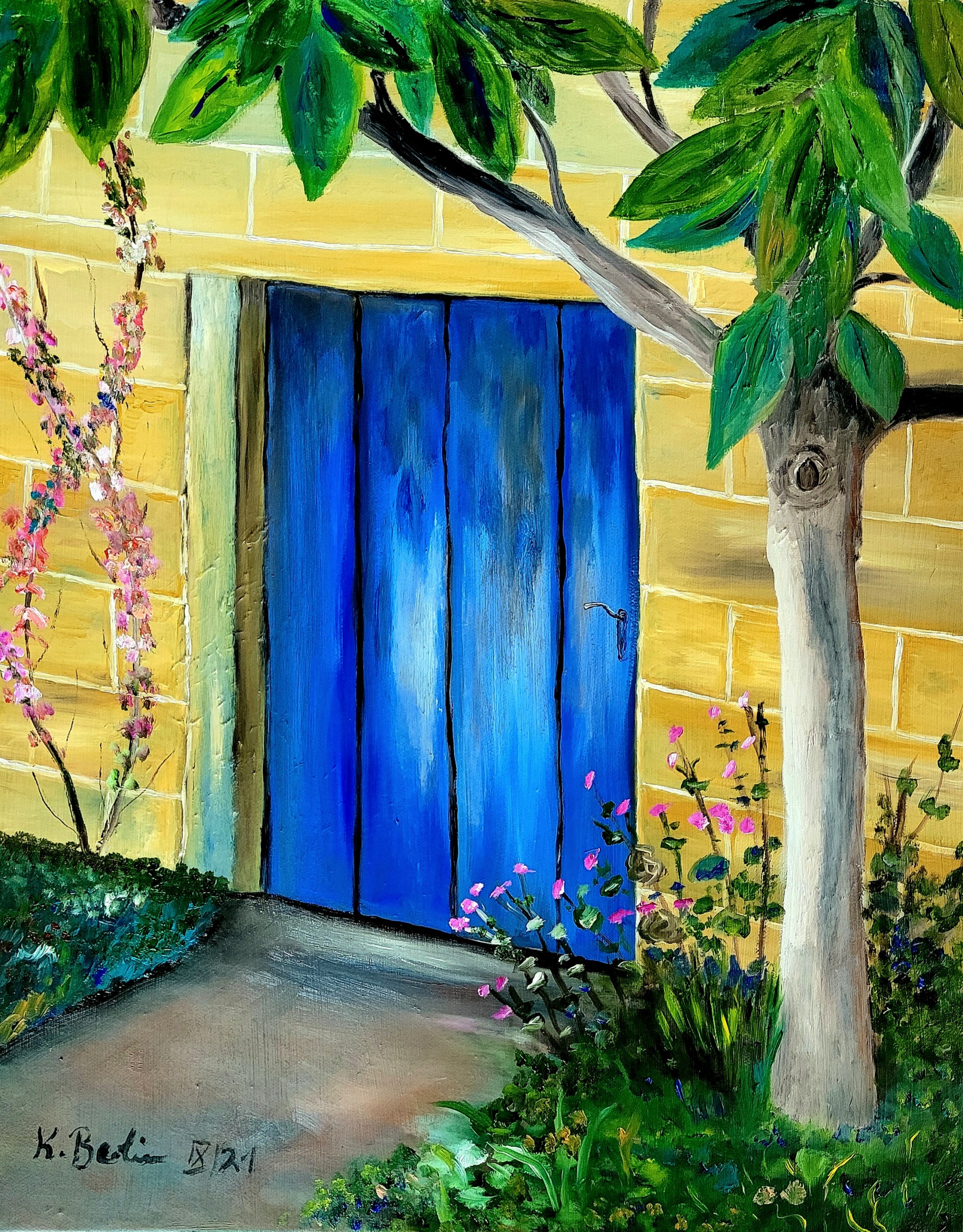 Die blaue Tür 