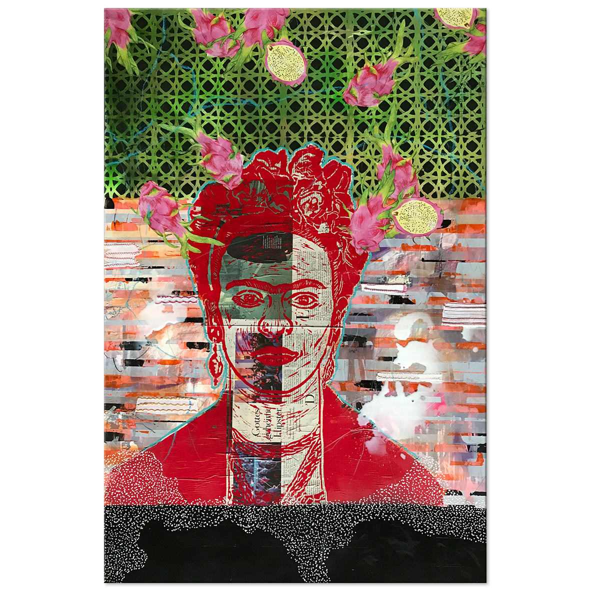 Mixed Media "Lookoing for Frida"