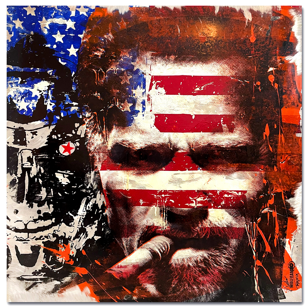 Peter Wolframm "Schwarzenegger" Pop Art