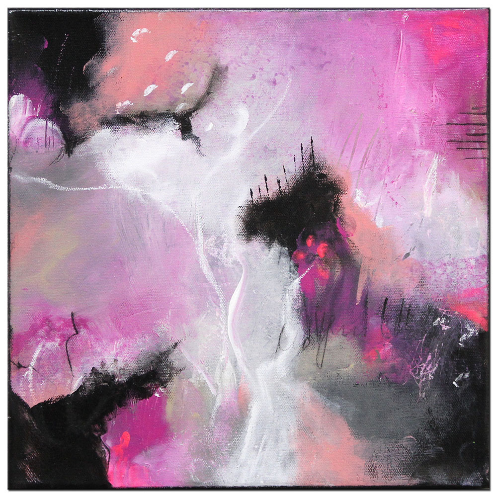 Abstrakte Malerei von M. Rick: "Pink dreams"